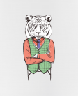 puodelis Hipster tiger puodelis Hipster tiger